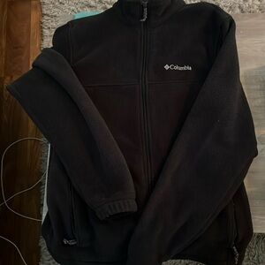 Columbia size medium black fleece